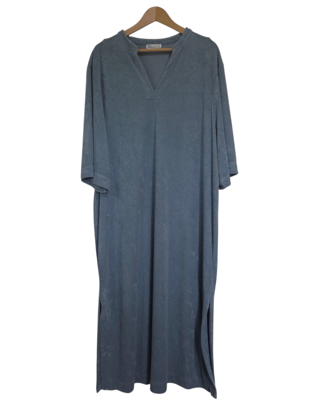 Barefoot Dreams Cozy Terry Placket Caftan Coverup